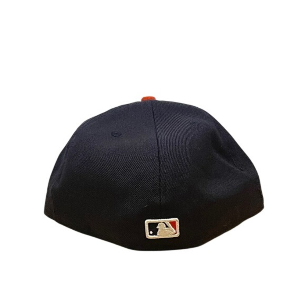New Era 59FIFTY Toronto Blue Jays Fitted Hat Navy Orange Size 8 MLB Cap - Picture 4 of 4